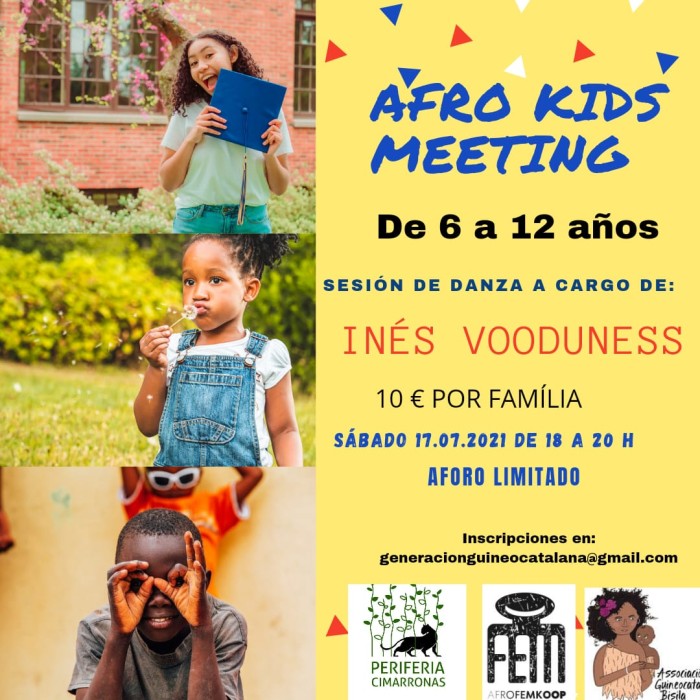 Afro kids meeting